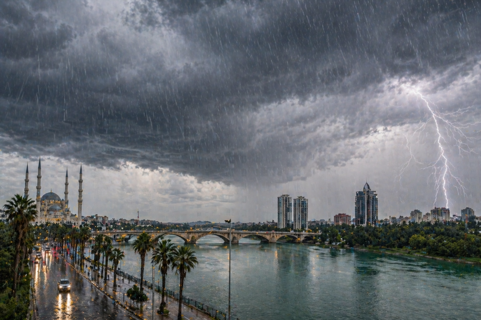 Adana’da Hava Bir Anda Değişiyor! 2 Gün Boyunca Sağanak Bekleniyor