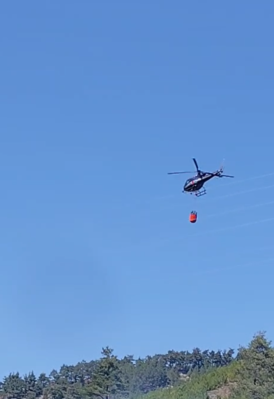 Feke’de Orman Yangını Paniği: Ekipler Havadan ve Karadan Müdahale Etti