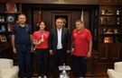 Güngör Geçer, Avrupa Şampiyonu Sporcuları Ağırladı