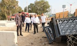 Güngör Geçer, Şehir Hastanesi'nde Üstgeçit Çalışmasını Denetledi