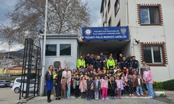 Pozantı'da Minikler Emniyet Müdürlüğü’nü Ziyaret Etti