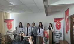 Adana Veteriner Hekimleri Odası’ndan “Mesleğe Hoş Geldin Beyaz Önlük Giyme Töreni”