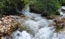 Karaisalı Yerköprü’de Doğal Şelale Sürprizi