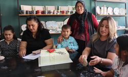 Özel Çocuklar ve Anneleri Seramikte Buluştu