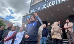 İzmir'de belediye memurlarının 'TİS' eylemi sürüyor