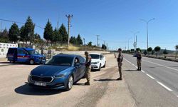 Jandarmadan bayram trafiği denetimi ve huzur-güven uygulaması