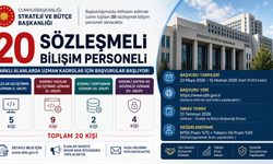 Cumhurbaşkanlığı Strateji ve Bütçe Başkanlığı 20 Bilişim Personeli Alacak