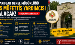 Vakıflar Genel Müdürlüğü 15 Müfettiş Yardımcısı Alacak! Başvurular Başladı