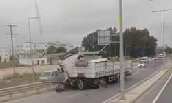 Adana D-400’de Tır Kazası