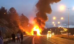Pozantı Otoyolu'nda Korku Dolu Anlar