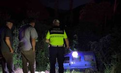 Freni Patlayan Araç Bahçeye Uçtu