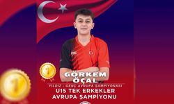 Adana'nın Altın Çocuğu Görkem Öçal Avrupa Şampiyonu