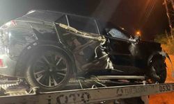 Adana'da Traktöre Çarpan Cip Şarampole Uçtu: Kaza Kamerada