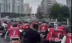 Adana'da Site Güvenliği ile Moto Kurye Arasında Kavga: Kuryeler Eylem Yaptı