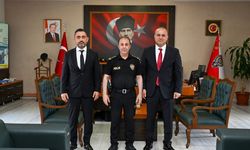 MHP Adana İl Başkanı Hakan Yıldırım'dan Emniyet Müdürü Arıkan'a Ziyaret