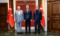 Mehmet Ağar ve Zülfü Tolga Ağar Vali Yavuz'u Ziyaret Etti