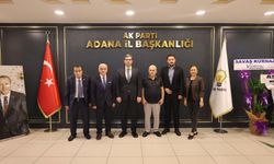 ÇGC Yönetiminden AK Parti Adana İl Başkanı Özkan'a Tebrik Ziyareti