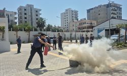 Yumurtalık Emniyet Personeline Yangın Güvenliği Eğitimi Verildi