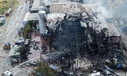 Salihli’de Gaz Dolum Tesisindeki Patlama! Felaketin Boyutu Havadan Görüntülendi