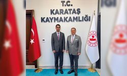 Savaş Çokduygulu’dan Karataş Kaymakamı Ozan Onu’ya Ziyaret