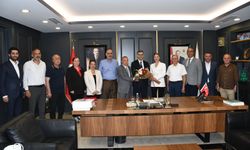 Türk-İş Heyetinden Başkan Özkan’a Ziyaret