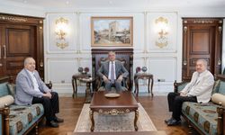 Edip Gülnar ve Turhan Demirdal, Vali Yavuz’u Makamında Ziyaret Etti