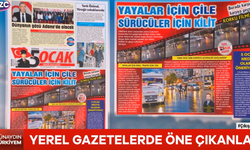 5 Ocak Gazetesi’nin Ulaşım Manşeti Sözcü TV Ekranlarında