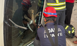 Pozantı’da Feci Kaza! Araçta Sıkışan 3 Kişiyi İtfaiye Kurtardı