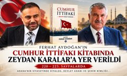 Cumhur İttifakı Kitabında Adana Bölümü! Zeydan Karalar’ın Siyasi Kimliği Ele Alındı