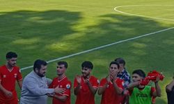 Adanaspor'da Başkan Uğur Özdemir, Futbolcuları Saha İçinde Kutladı