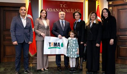 Adana TEMA Vakfı Temsilcileri Vali Köşger ile Buluştu