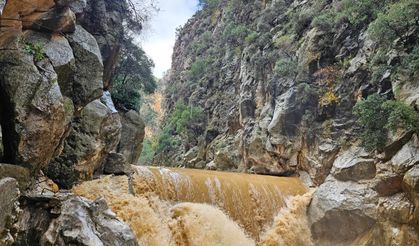 Yağış Sonrası Gökbük Kanyonu’nda Su Seviyesi Yükseldi