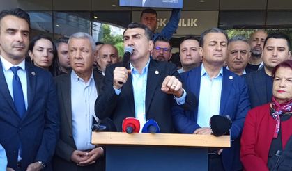 Çukurova Belediyesi Önünde Operasyon Tepkisi "Bizleri Susturamayacaklar!"