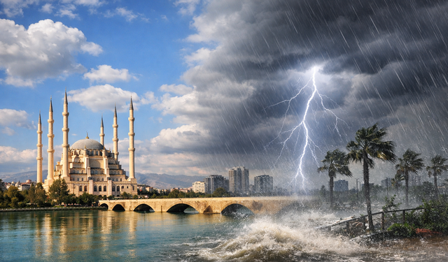Adana'da Hafta Başında Sağanak, Hafta Sonunda Sıcaklık Patlayacak
