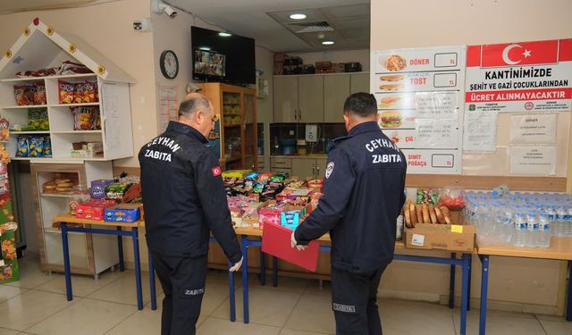 Ceyhan Belediyesi'nden Okul Kantinlerine Sıkı Kıskaç