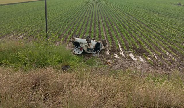 Kozan–İmamoğlu Yolunda Korkunç Kaza: Otomobil Takla Attı