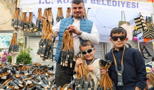 Portakal Çiçeği Festivali’nde Sapan Standına Yoğun İlgi