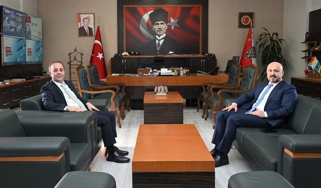 Dr. Halil Nacar'dan Emniyet Müdürü Arıkan'a Ziyaret