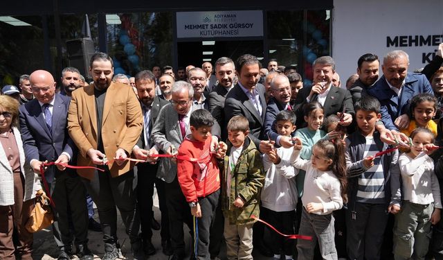Adıyaman’da Mehmet Sadık Gürsoy Kütüphanesi Açıldı
