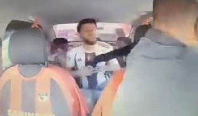 Taksi Şoförünü Rehin Aldı: Şehir Merkezinde Korku Dolu Anlar Kamerada