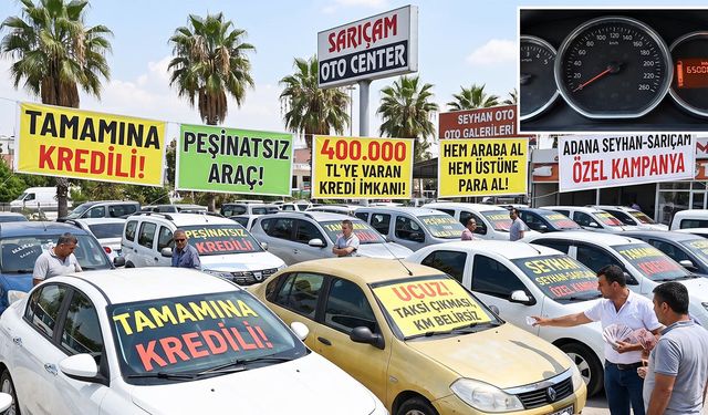 Adana’da Yaygınlaşan "Tamamına Kredili" Otomobil İlanları Ülke Gündeminde
