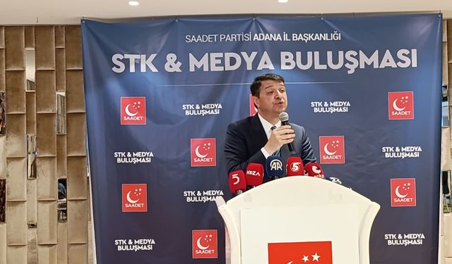 Saadet Partisi Genel Başkanı Mahmut Arıkan Adana'da Konuştu