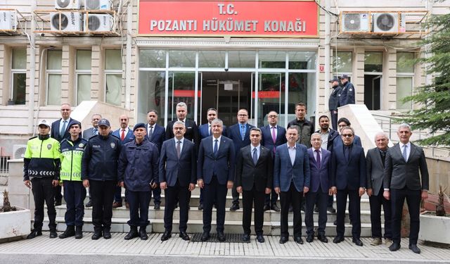 Vali Yavuz ve Başkan Avan Pozantı'nın Geleceğini Masaya Yatırdı