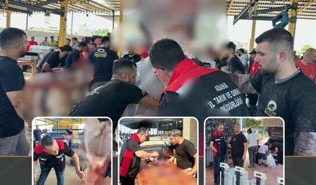 Adana’da Kurban Kesim Alanlarına Sıkı Denetim