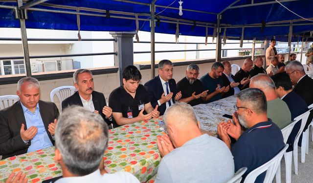 Ceyhan’daki Acı Veda Sonrası Şehit Ailesine Taziye Ziyareti