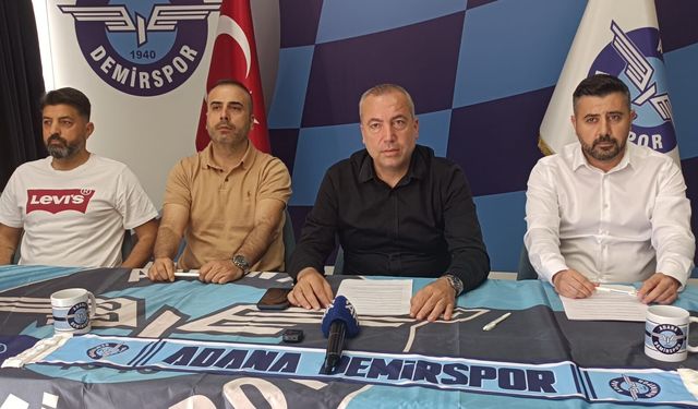 Adana Demirspor Başkanı Zeybek'ten Tarihi Çağrı "Taşın Altına Gövdenizi Koyun!"