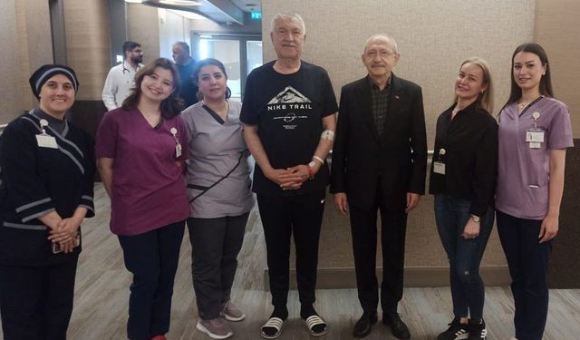 Kılıçdaroğlu’ndan Başkan Karalar’a Hastane Ziyareti