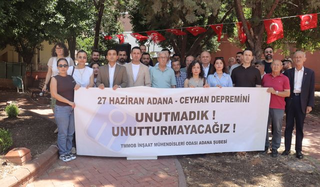 Ceyhan Depreminin 28. Yılında Anma Töreni: "Depremler Kaçınılmaz, Afetler Önlenebilir"