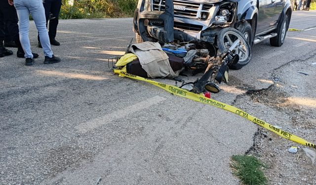 Adana’da Motosiklet Kazası: Yaşlı Sürücü Kurtarılamadı