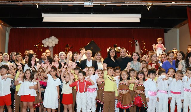 Yüreğir’de Miniklerin Mezuniyet Coşkusu